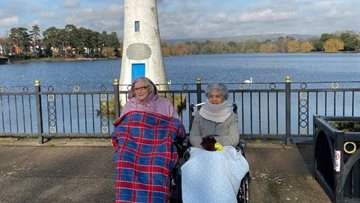 Cardiff care home Residents enjoy outing to Roath Park